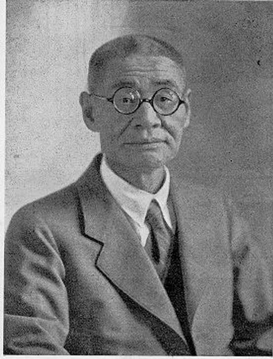 Portrait of Hashimoto Shinkichi (photographer unknown, before 1930)